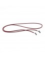 Silk braided cord Burgundy