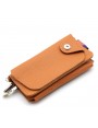 Tobacco Small leather shoulder bag