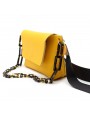 Yellow Turaco - Leather Bag carried by hand or over the shoulder