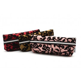 Etui en jacquard flockés