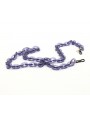 Crystal Purple Acetate chain with Small Oval links